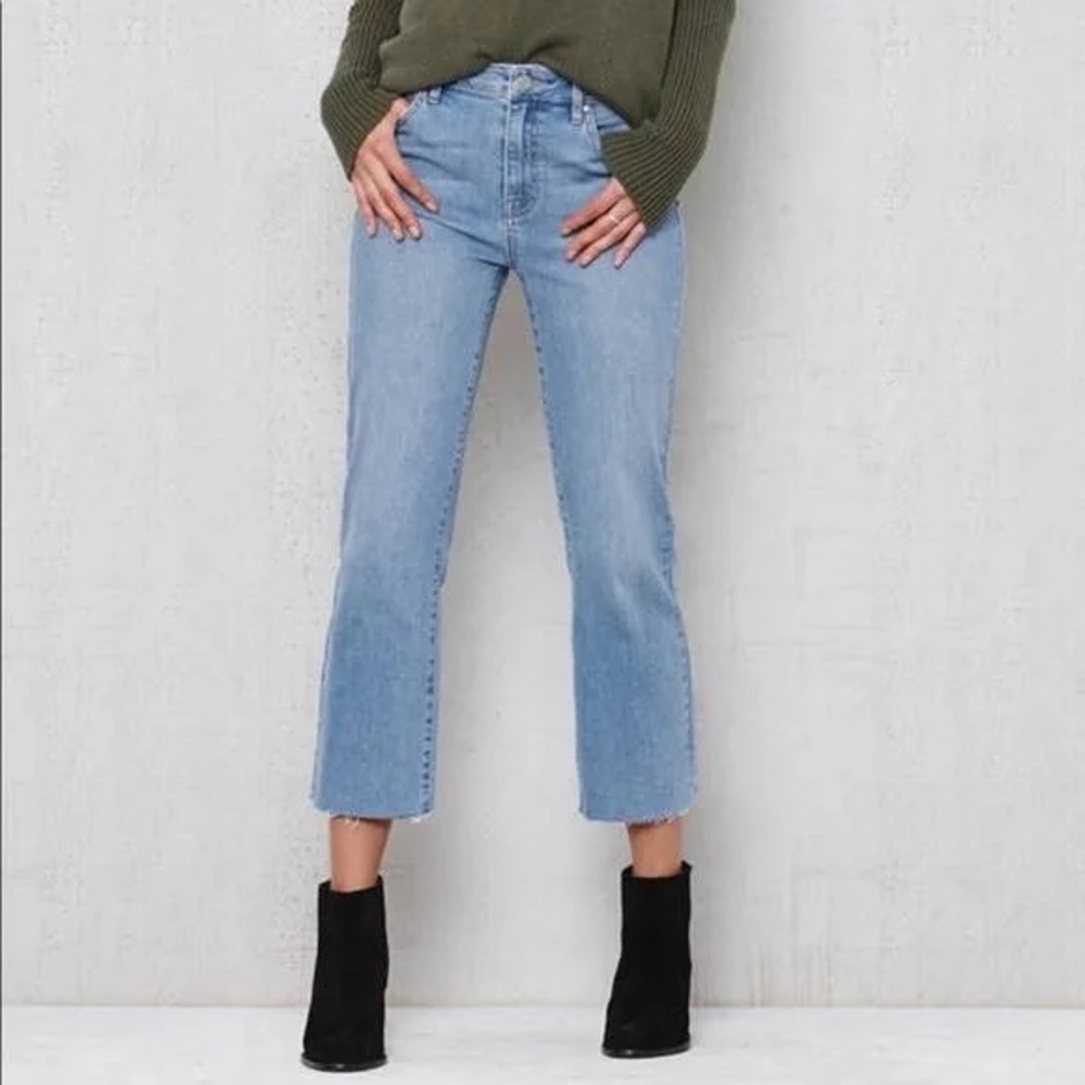PacSun High Rise Crop Kick Jeans INDIGO BLUE Size 24
